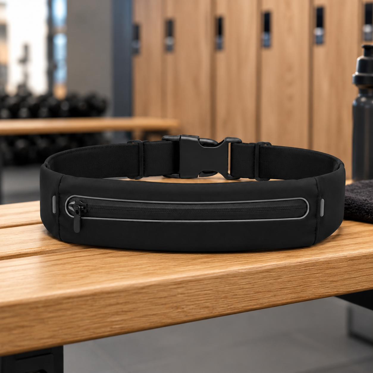 No-Bounce Slim Running Belt – Secure Phone & Essentials Waist Pack