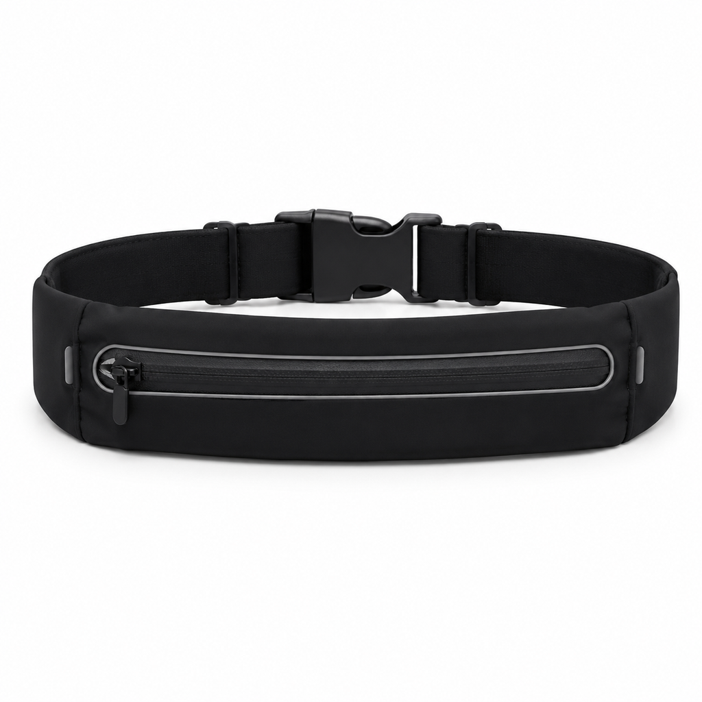 No-Bounce Slim Running Belt – Secure Phone & Essentials Waist Pack