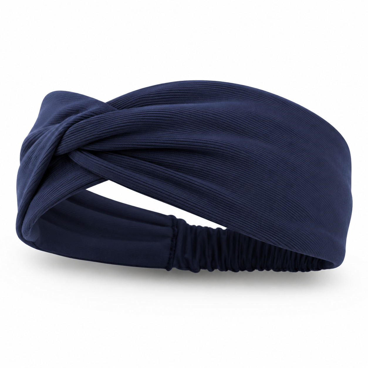 Twist-Front Cooling Sports Headband – Quick-Dry Sweat-Wicking Hair Band