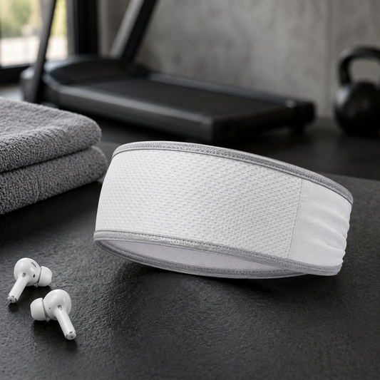CoolMesh Performance Headband – Breathable Sweat-Wicking Sports Band