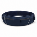 Dual-Pocket No-Bounce Running Belt – Breathable Reflective Waist Pack